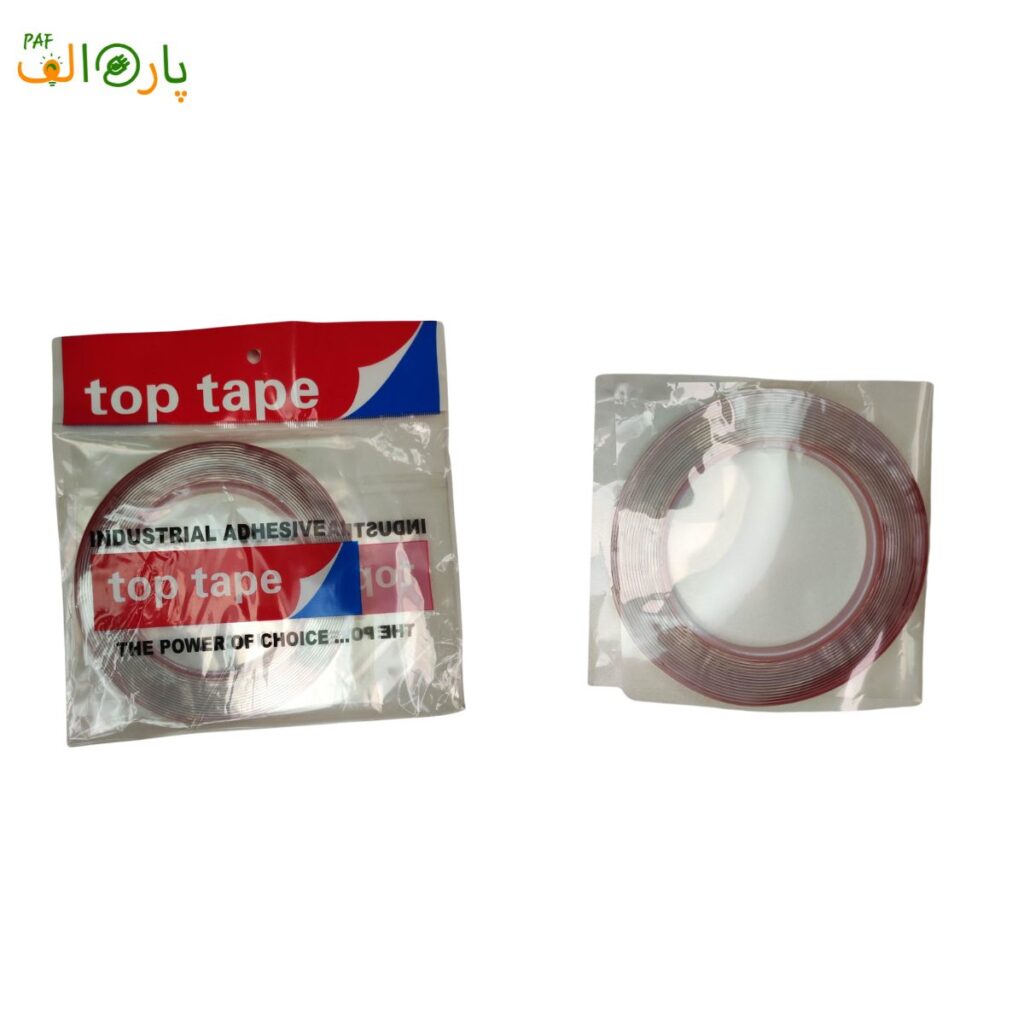 چسب دو طرفه ژله ای 1 سانتی  TOP TAPE no