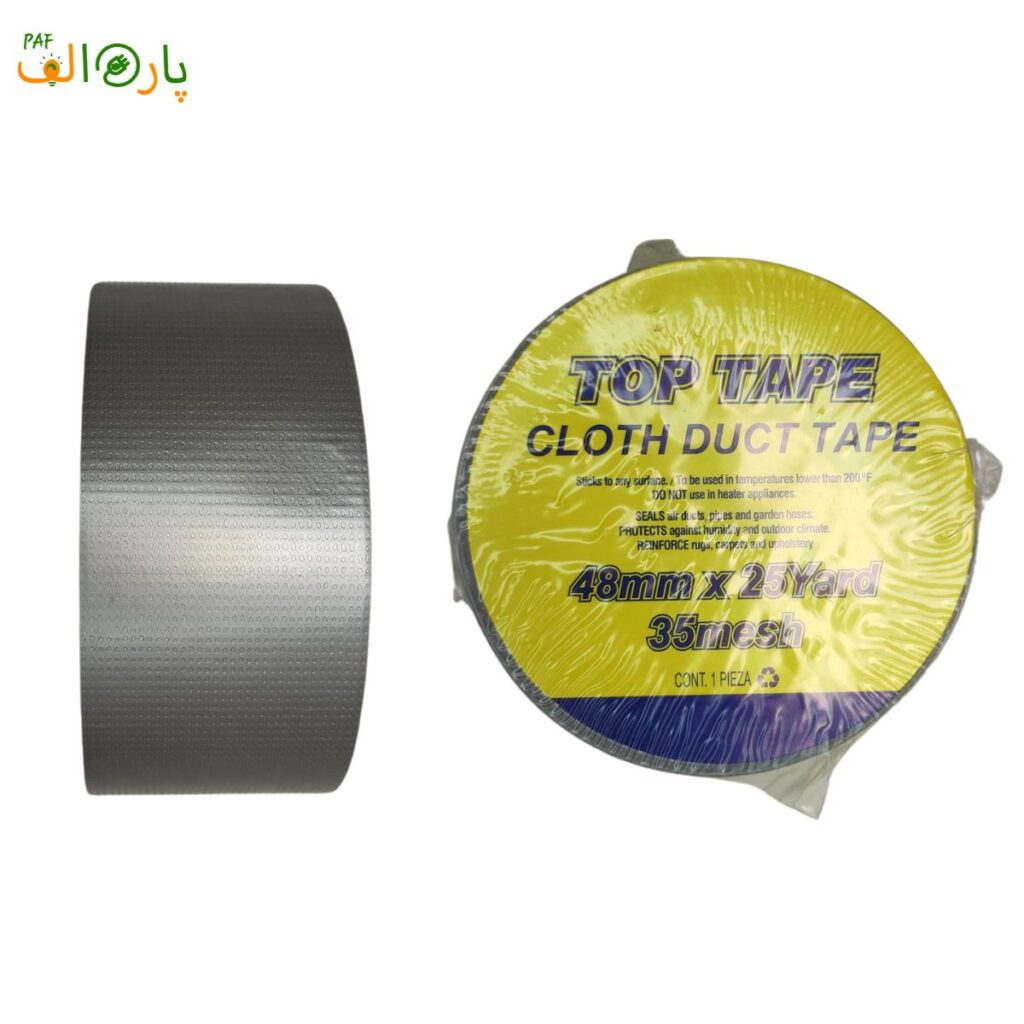 چسب برزنتی 5 سانتی 25 یارد طوسی TOP TAPE