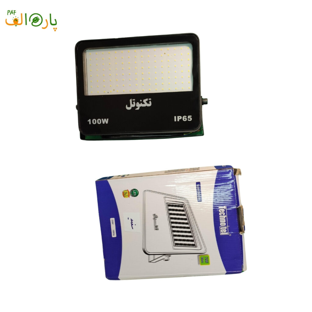 پروژکتور 100 وات تکنوتل IP65 رنگ نور سفید