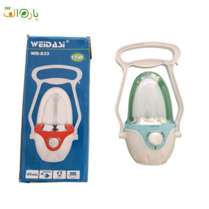 چراغ اضطراری 15 وات فانوسی weidsi مدل wd833