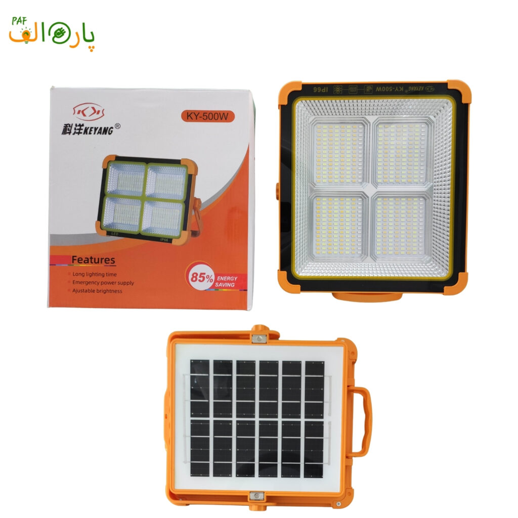 چراغ خورشیدی ip66 مدل ky 500w